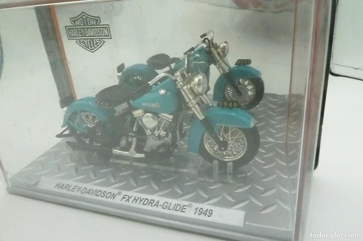 Motos a escala: Harley Davidson FX Hydra-Glide 1949. Altaya - Foto 5