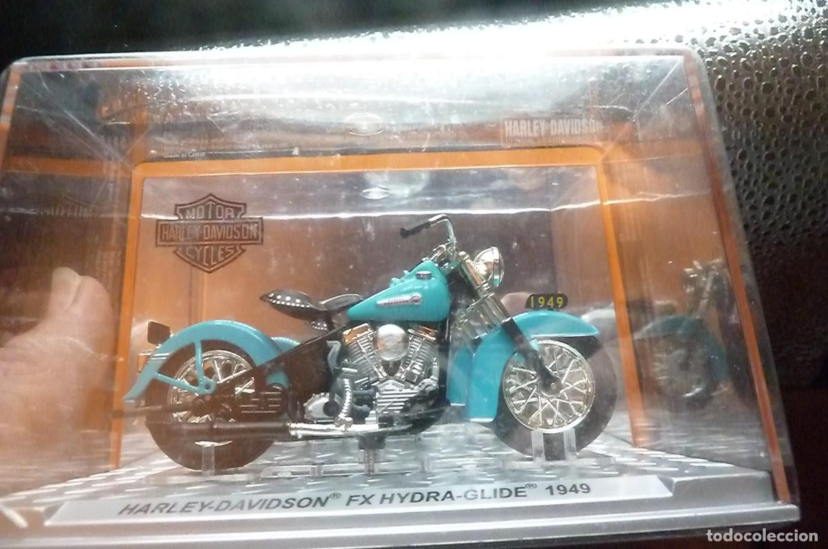 Motos a escala: Harley Davidson FX Hydra-Glide 1949. Altaya - Foto 4