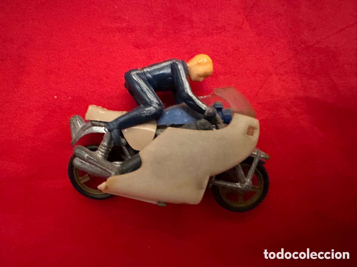 antiguo juguete - moto - motorista - metal y pl - Compra venta en  todocoleccion