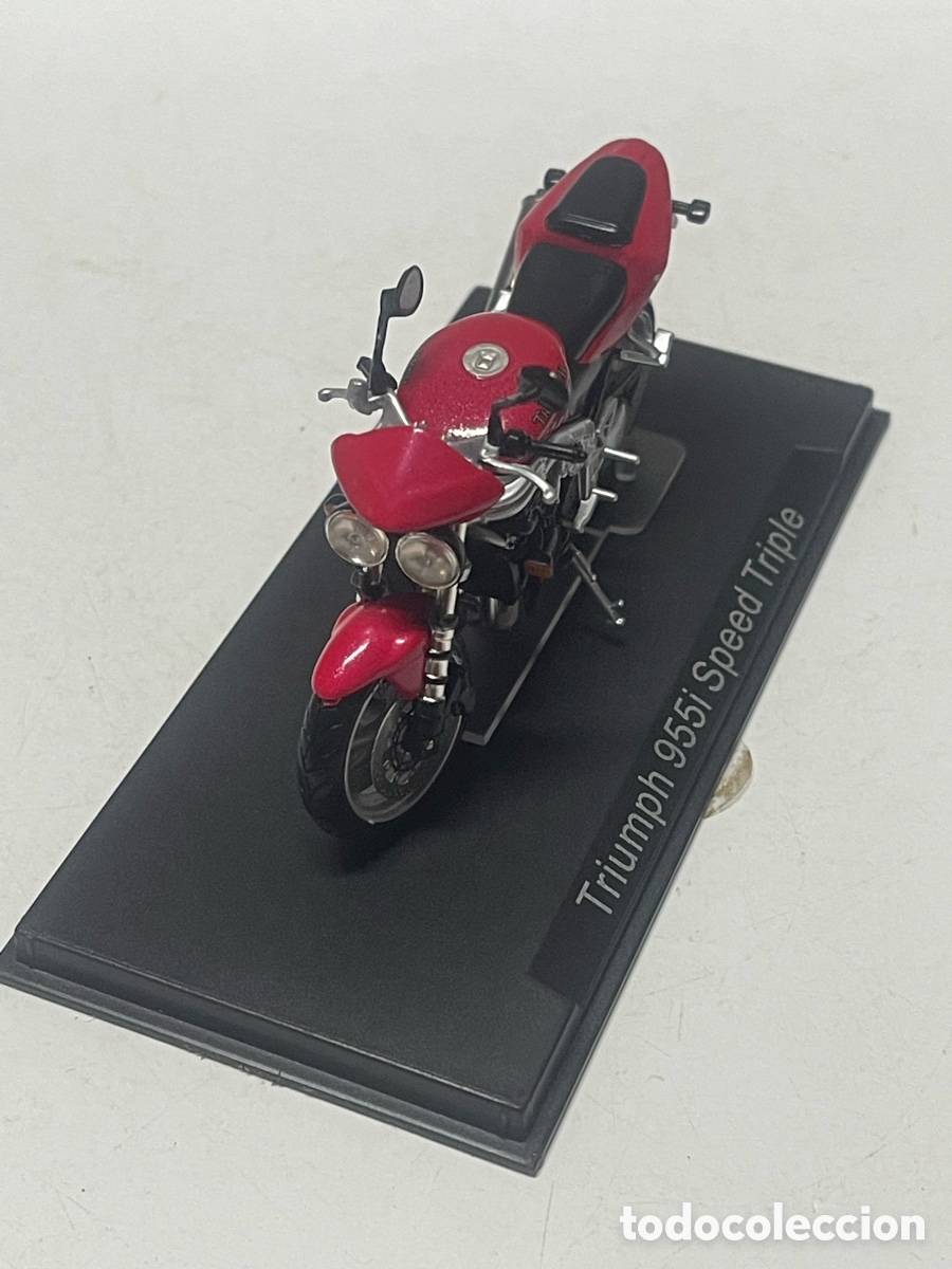 Modellino Moto Triumph 955i Speed Triple Scala 1/24 – Altaya Die-cast – Nuovo In Scatola