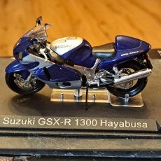 Motos a escala: MOTO SUZUKY GSX-R 1300 HAYABUSA NUEVA BLÍSTER ORIGINAL