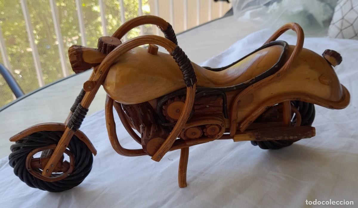 Motos a escala: MOTO MADERA ESTILO CHOPPER - Foto 2