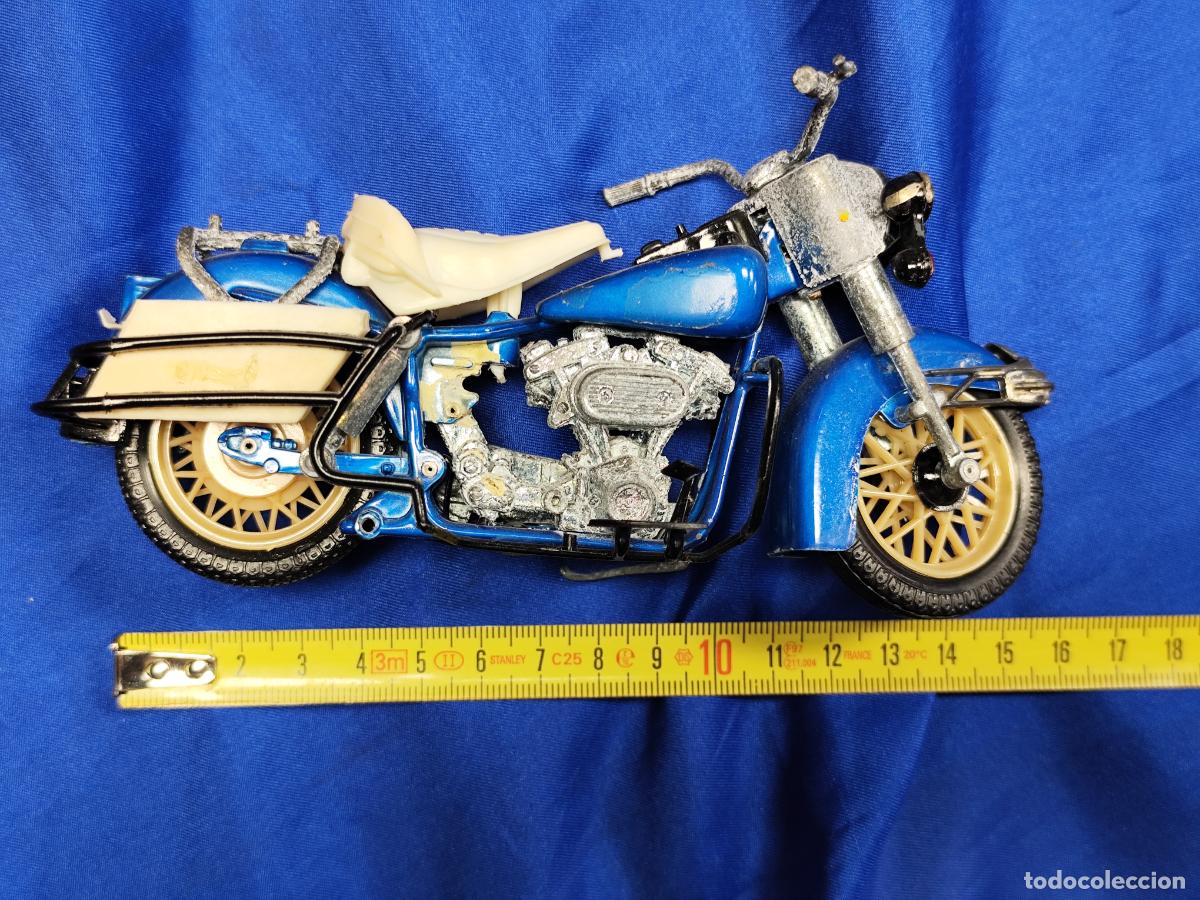 Motos a escala: Politoys ms 101 harley-davidson, 16cm - Foto 6
