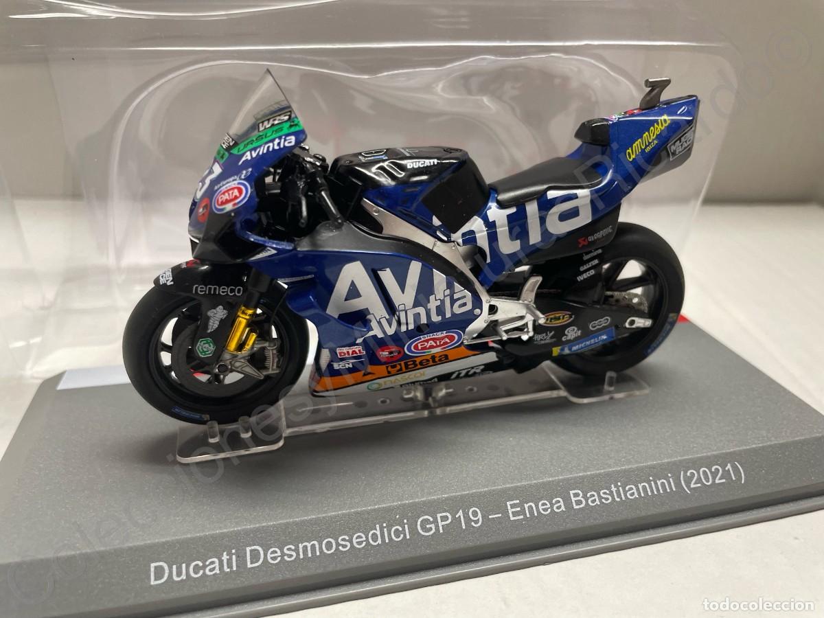 Motos in scale: Moto GP Enea Bastianini 2021 - Ducati Desmosedici GP19 + fasc&iacute;culo (Escala 1:18) ixo, Motogp, n92