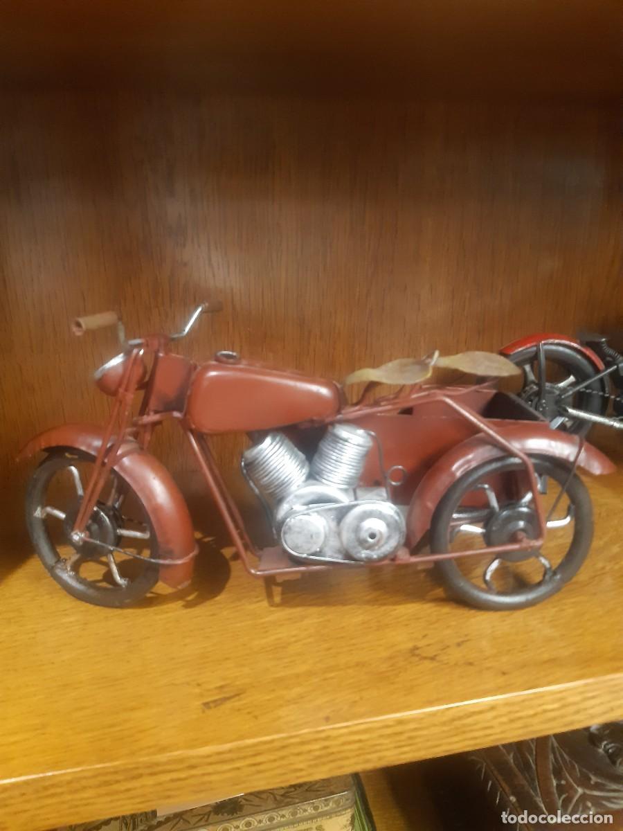 Motos a escala: MOTO CON SIDECAR DE METAL - Foto 1