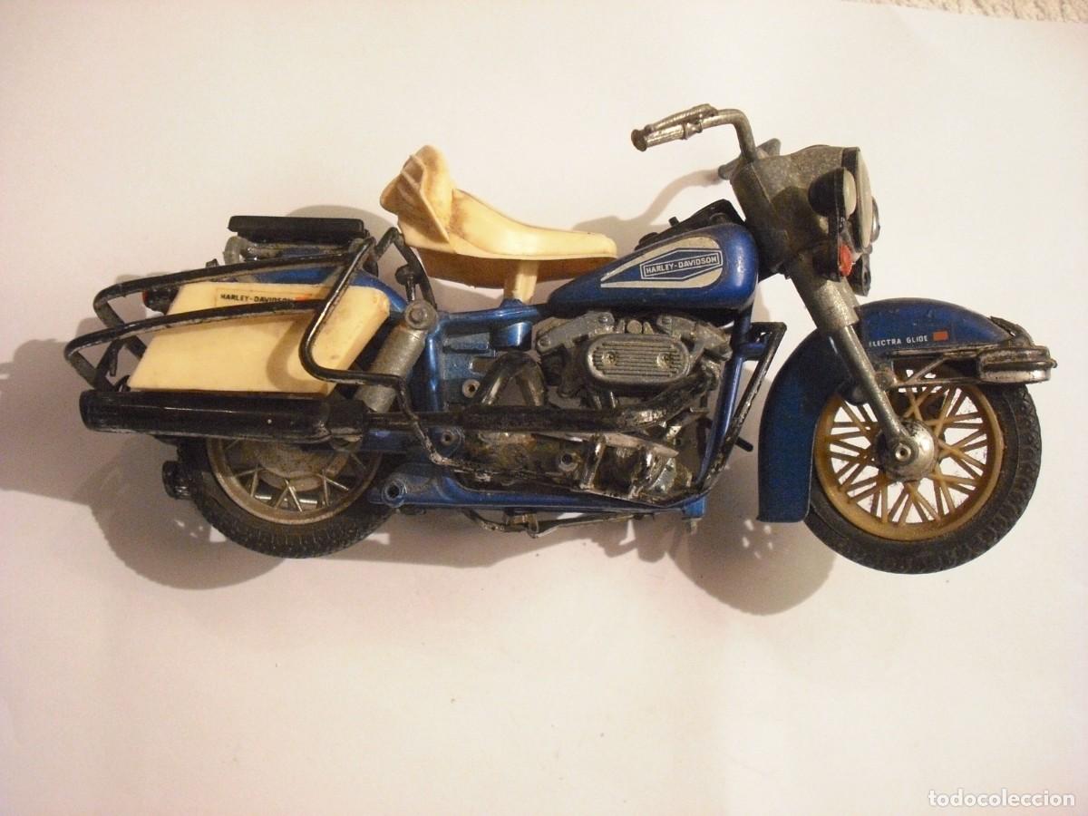 Motos a escala: MINIATURA MOTO HARLEY- DAVIDSON 16CM - Foto 2