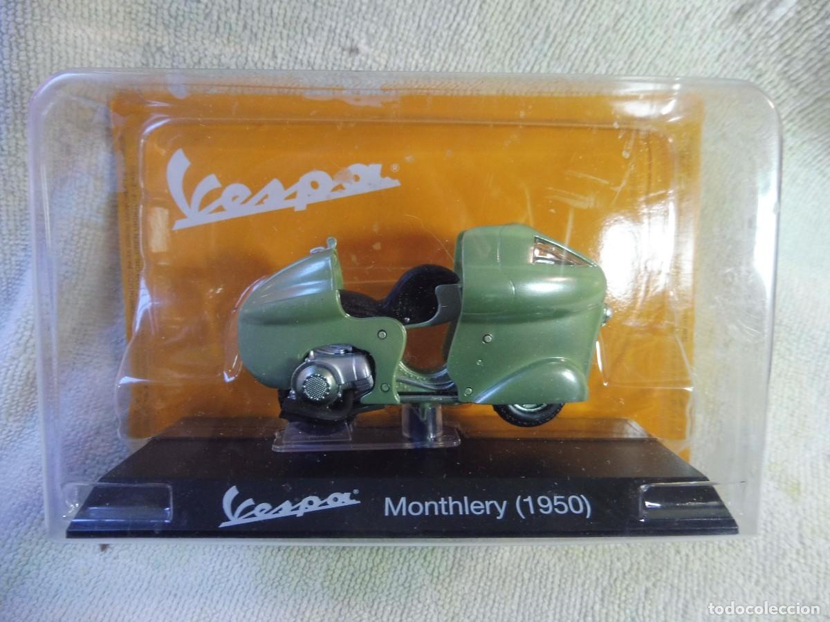 Motos a escala: Vespa and Piaggio Monthlery (1950) escala 1:18