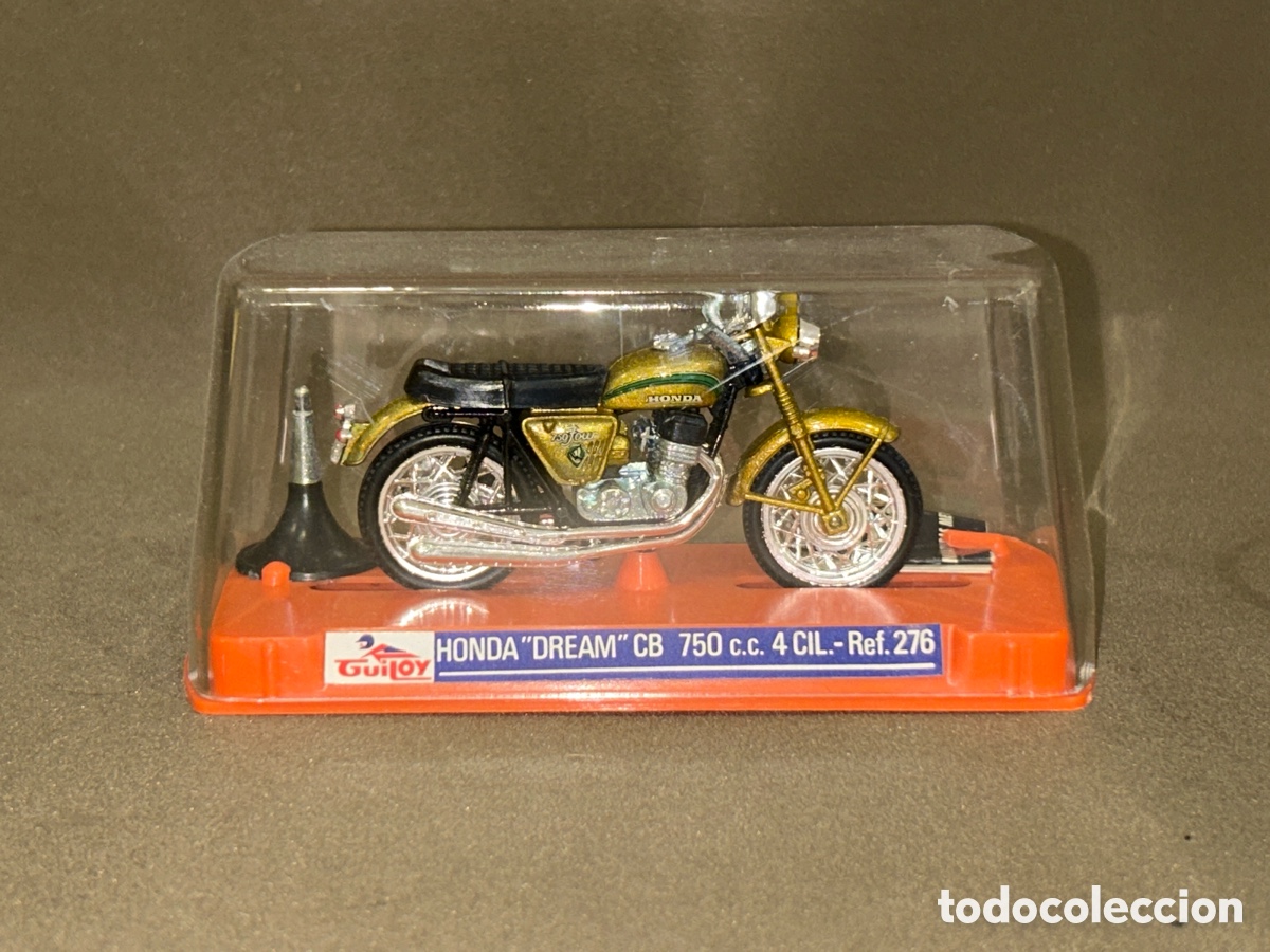 Motos in scale: MOTO HONDA DREAM CB 750 CC 4 CIL REF 276 MARCA GUILOY *NUEVO*