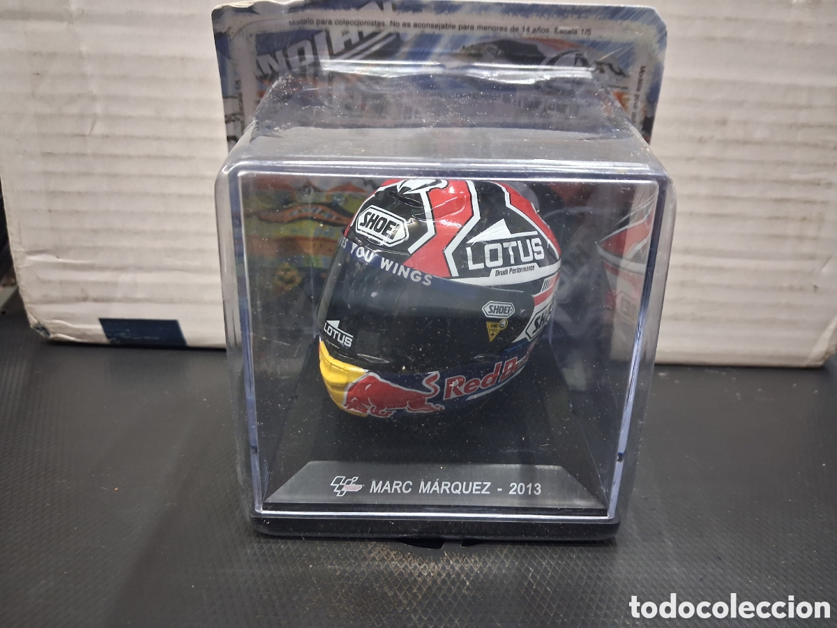 Motos a escala: CASCO 1:5 MOTO GP MARC MARQUEZ 2013 NUEVO EN BLISTER ORIGINAL