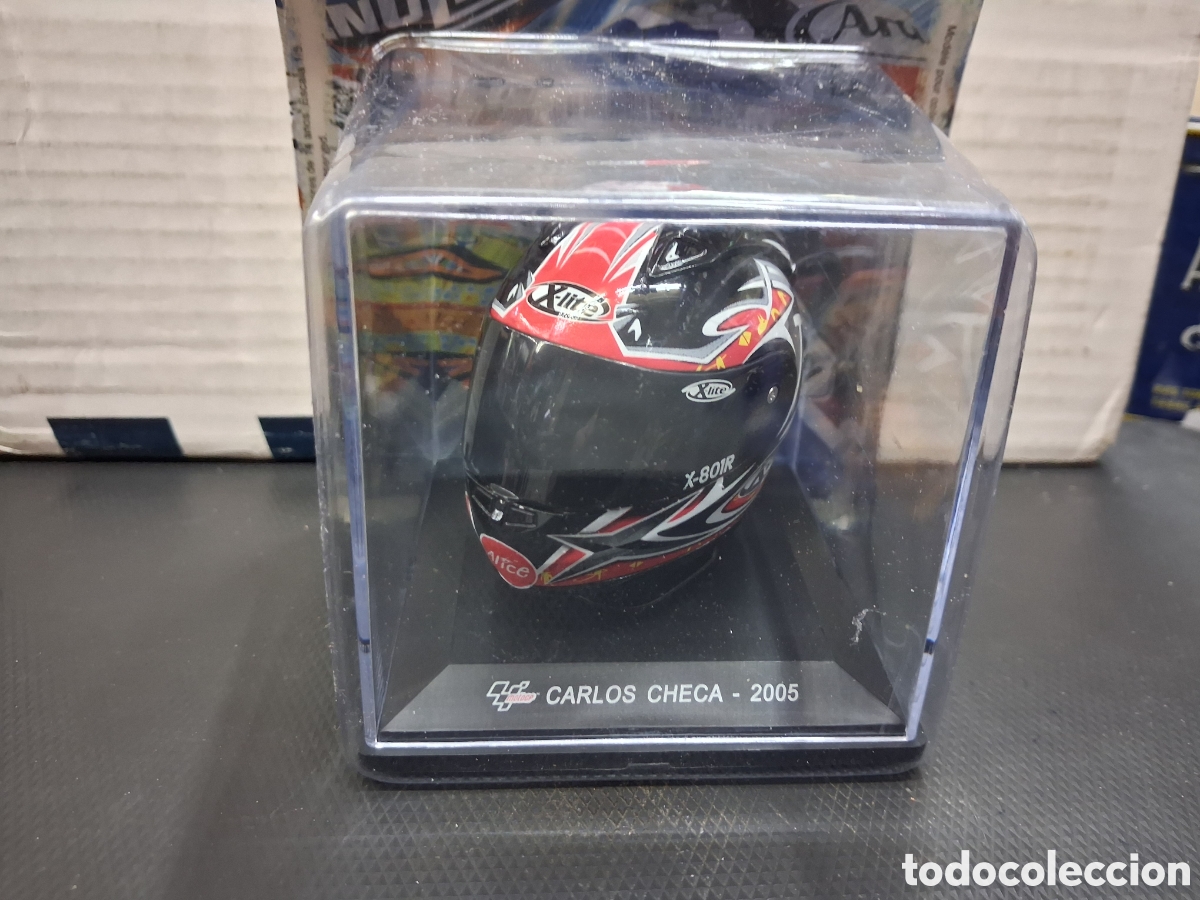 Motos a escala: CASCO 1:5 MOTO GP CARLOS CHECA 2005 NUEVO EN BLISTER ORIGINAL