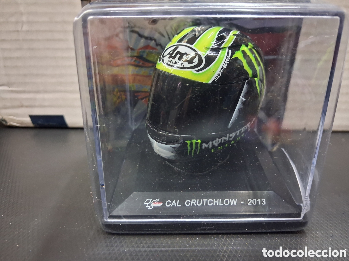 Motos a escala: CASCO 1:5 MOTO GP CAL CRUTCHLOW 2013 NUEVO EN BLISTER ORIGINAL