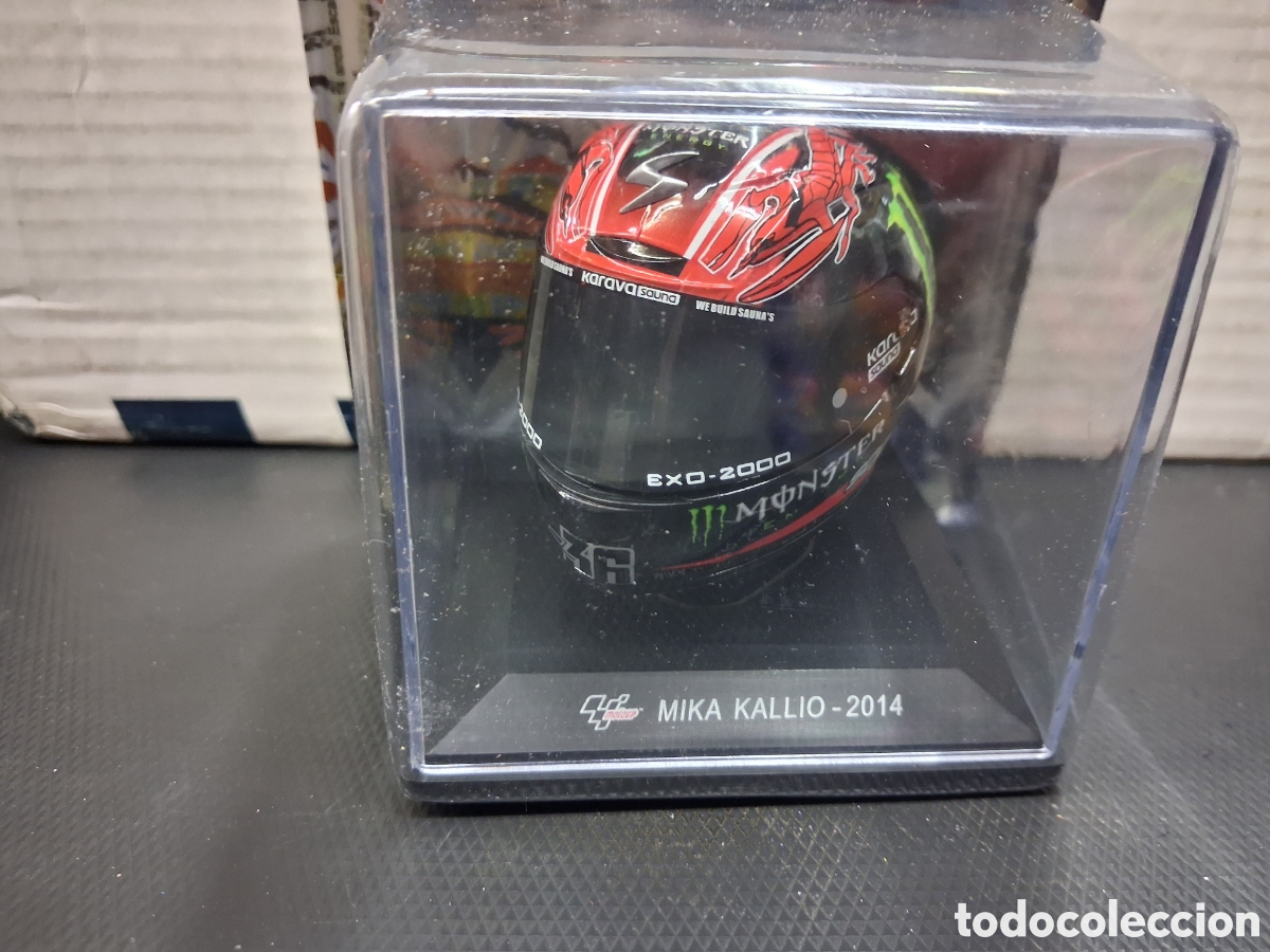 Motos a escala: CASCO 1:5 MOTO GP MIKA KALLIO 2014 NUEVO EN BLISTER ORIGINAL