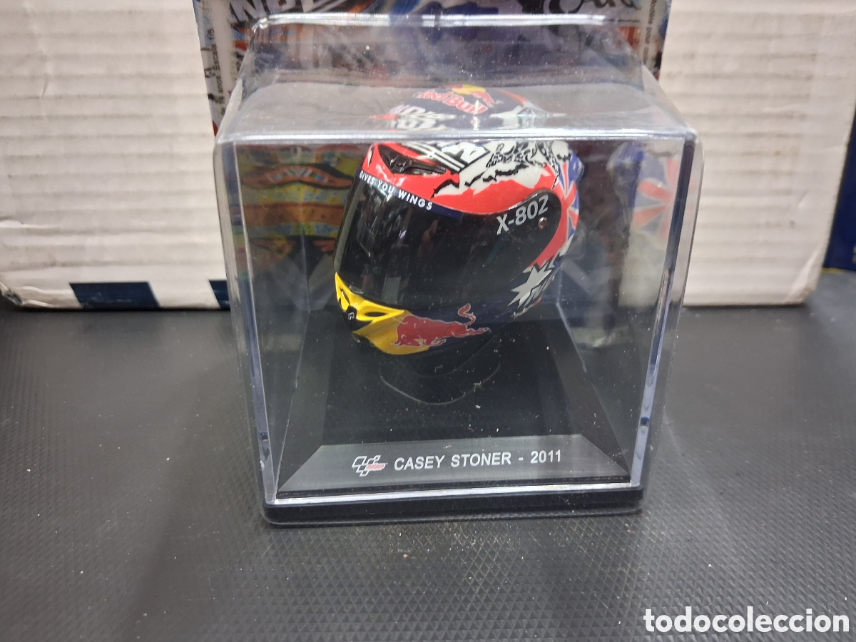 Motos a escala: CASCO 1:5 MOTO GP CASEY STONER 2011 NUEVO EN BLISTER ORIGINAL