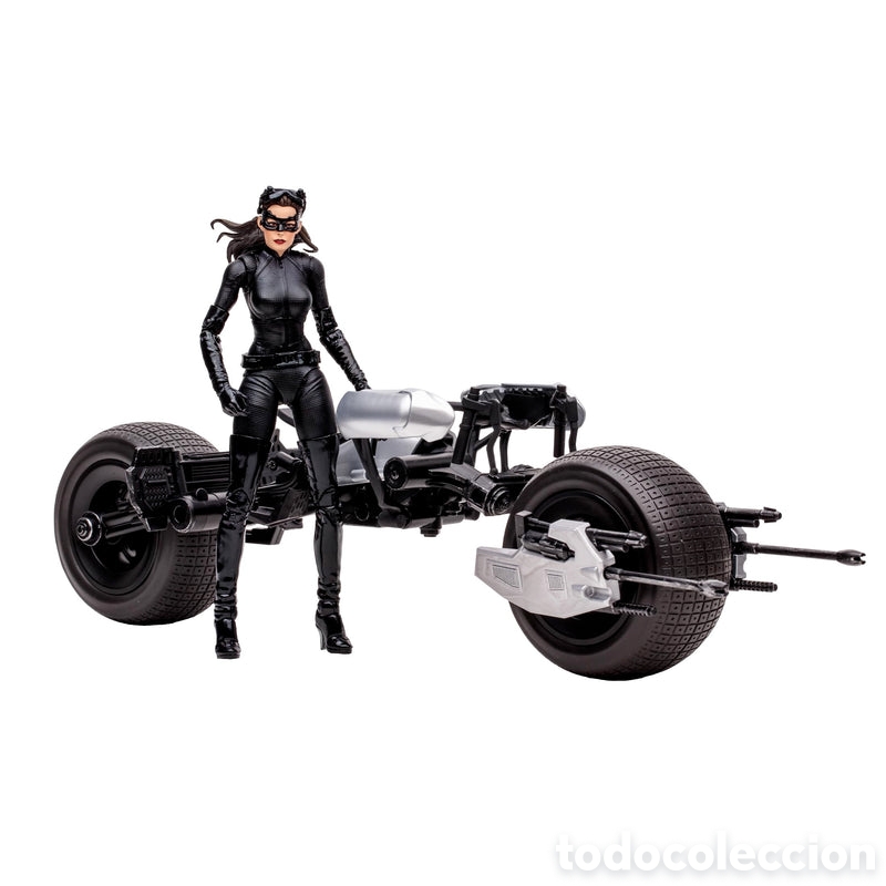 Motos a escala: Set Catwoman y Batpod 7'' Figura articulada DC Multiverse coleccionable
