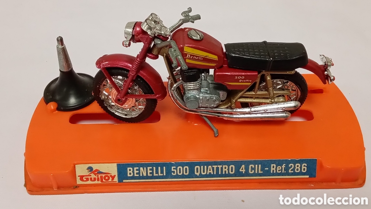 Motos a escala: Benlli 500 Quattro 4 Cil Guiloy Ref 286 Espa&ntilde;a - Foto 2