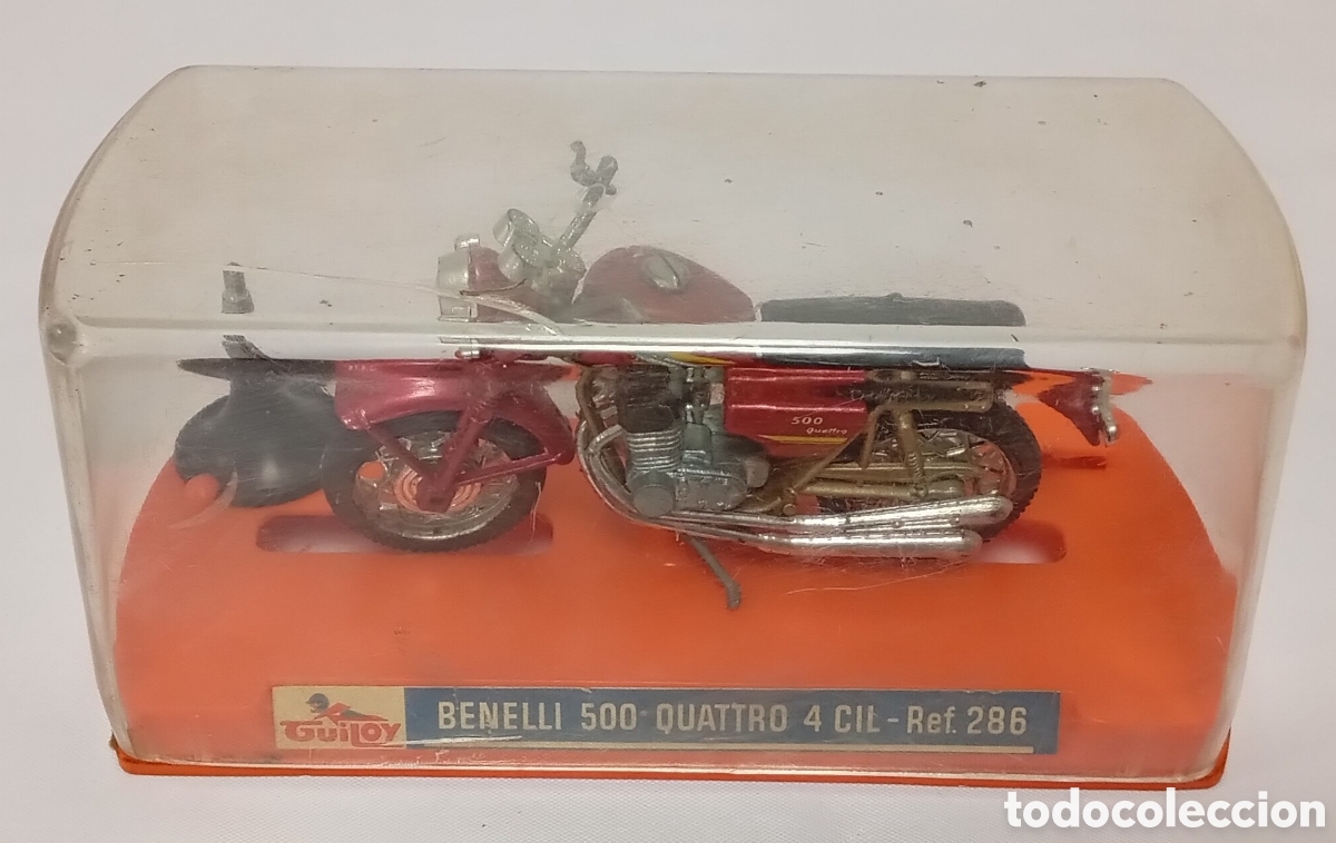 Motos a escala: Benlli 500 Quattro 4 Cil Guiloy Ref 286 Espa&ntilde;a - Foto 1