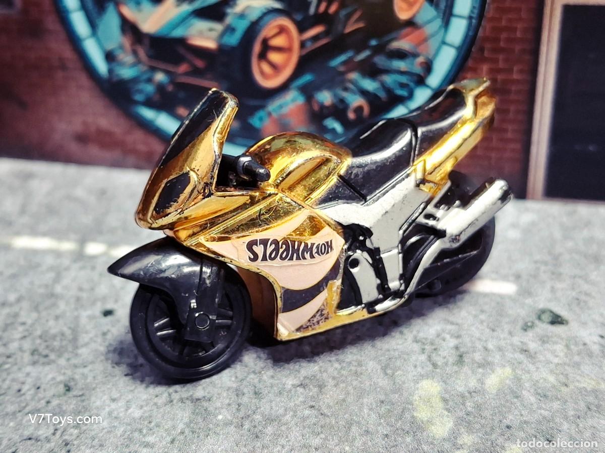 Motos a escala: Micro Moto Hot Wheels Mattel 2015 PVC