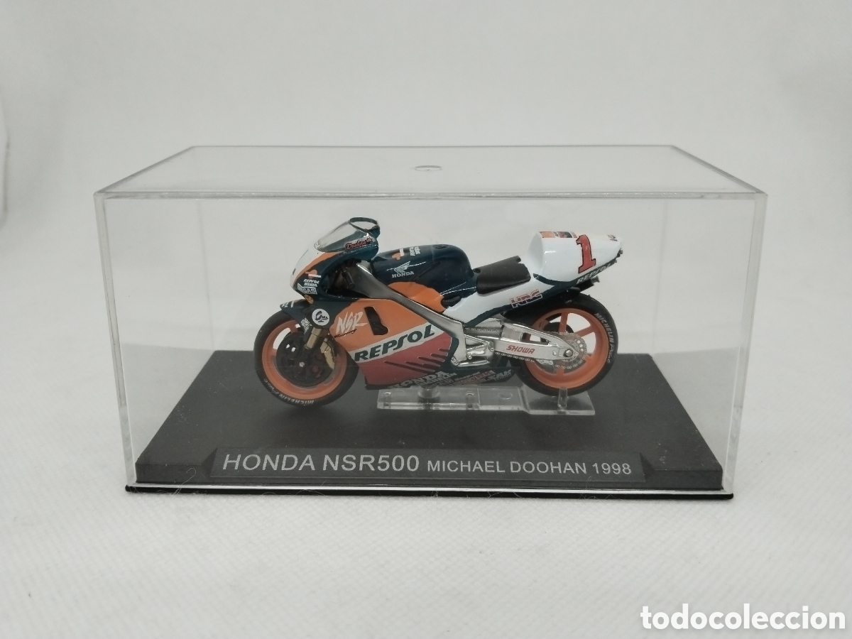 Motos a escala: Moto en Miniatura. HONDA NSR500 MICHAEL DOOHAN 1998