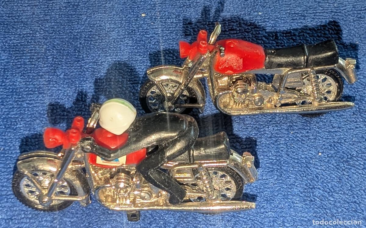 Motos a escala: Lote de 2 motos Guzzi - Guisval (A&ntilde;os 70)