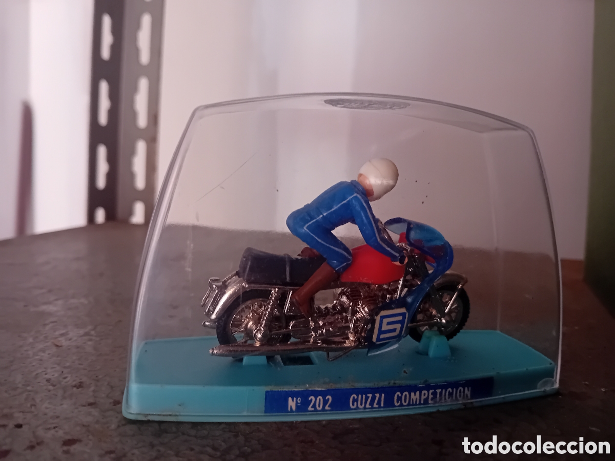 Motos a escala: N&deg;202, GUZZI COMPETICI&Oacute;N DE GUISVAL EN CAJA - Foto 1