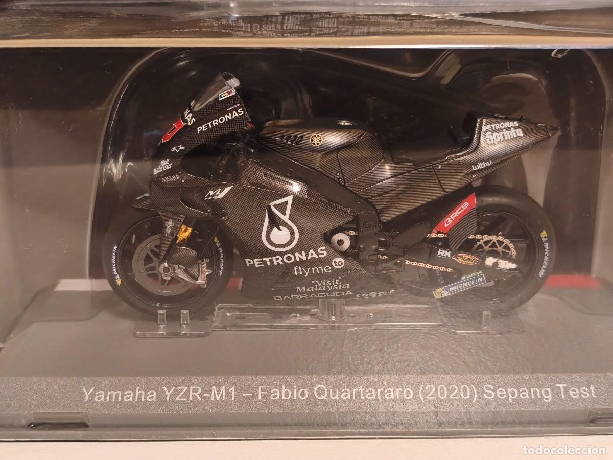 Motos a escala: Moto GP. Yamaha YZR-M1. F. Quartararo-Sepang Test 2020. Escala 1/18. Leer bien descripci&oacute;n.