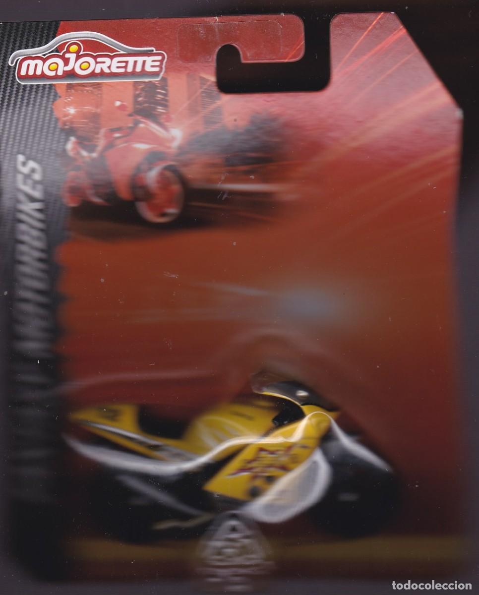 Motos a escala: FANTASY MOTORBIKES MAJORETTE MOTO JUGUETE AMARILLA NUEVA A ESTRENAR UNICA!