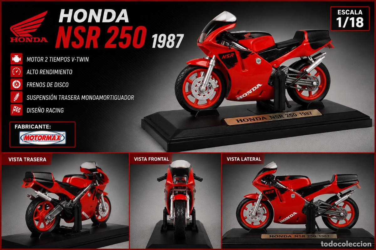 Motos a escala: Honda NSR 250 1987 1/18