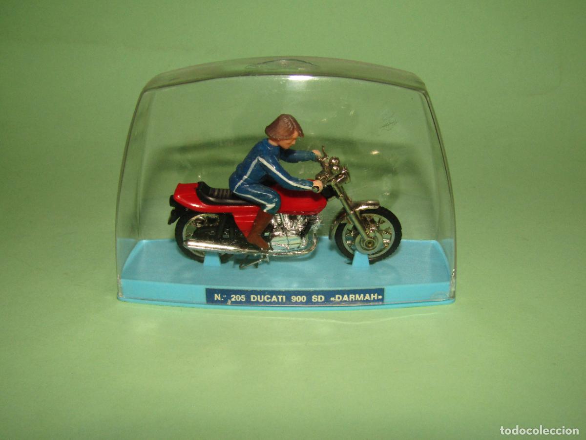 Motos a escala: Antigua Moto DUCATI 900 SD DARMAH Serie CAMPE&Oacute;N Ref. N&ordm; 205 de GUISVAL Made In Spain A&ntilde;os 1970-80s.