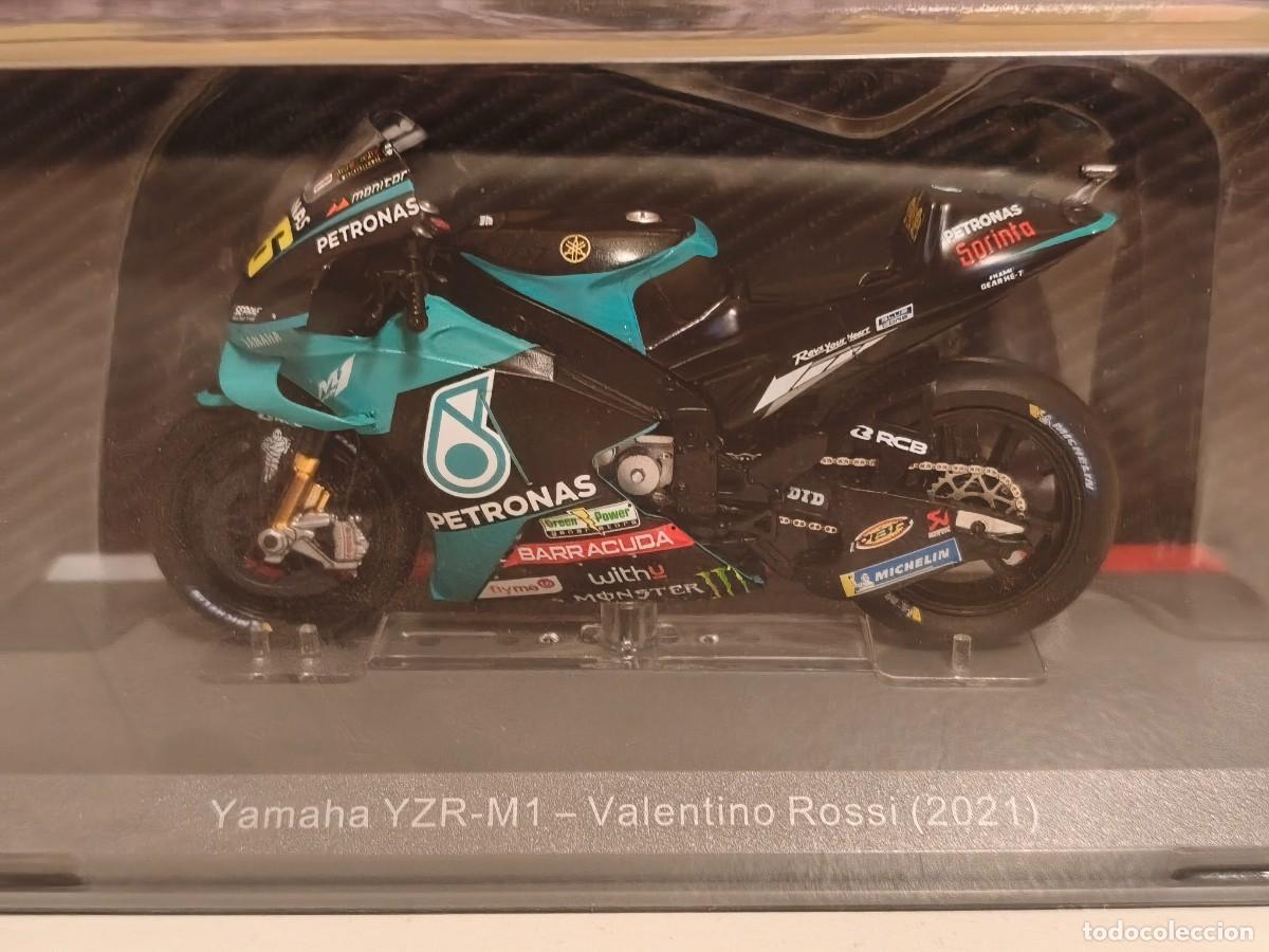 Motos &agrave; l'&eacute;chelle: Moto GP. Yamaha YZR-M1. V. Rossi 2021. Escala 1/18. Leer bien descripci&oacute;n