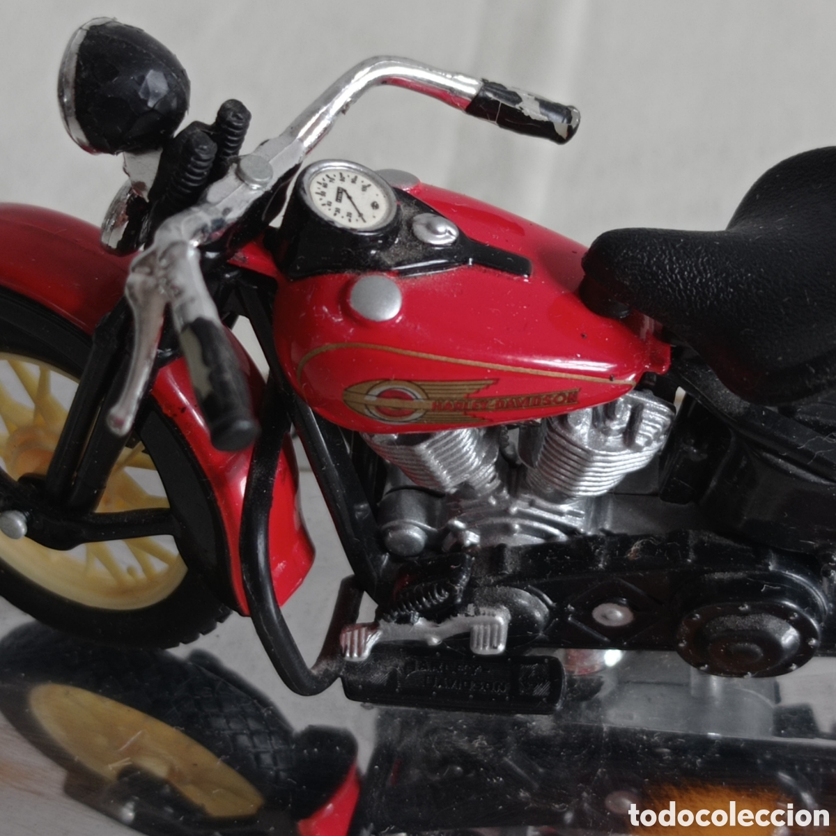 Motos a escala: HARLEY DAVIDSON 1936 EL KNUCKLEHEAD. MAISTO - Foto 5