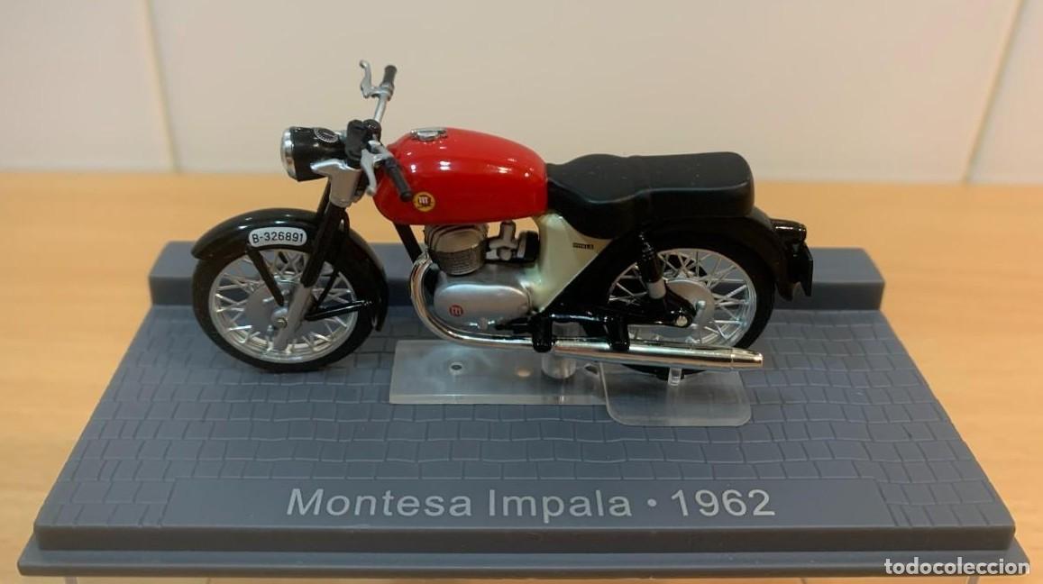 Motos em escala: Moto MONTESA IMPALA a&ntilde;o 1962 escala 1:24 die-cast metal bike 1/24 bultaco ossa puch cota