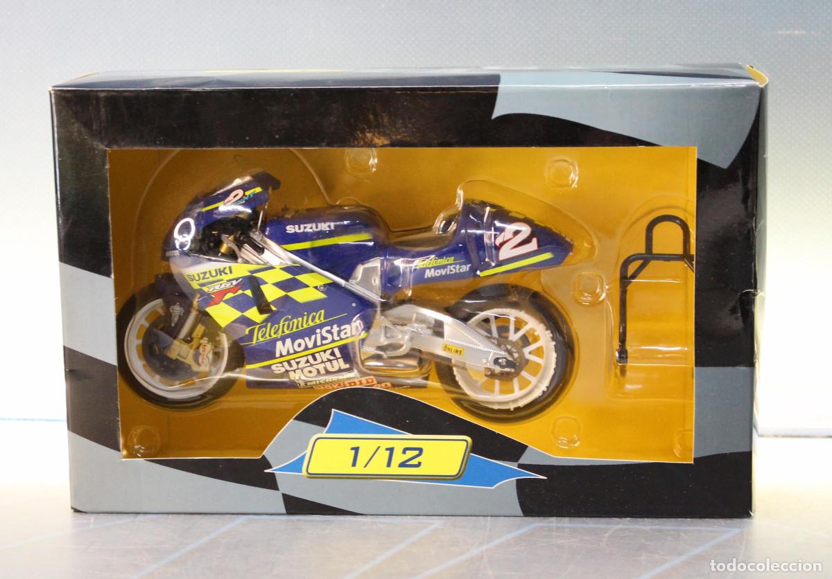 Motos a escala: 01. Maqueta Moto GP: Suzuki RGV500. Kenny Roberts Jr. 2000. 1:12.