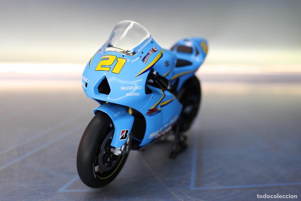Motos a escala: 04. Maqueta Moto GP: Suzuki GSV-R. John Hopkins 2006. 1:12.