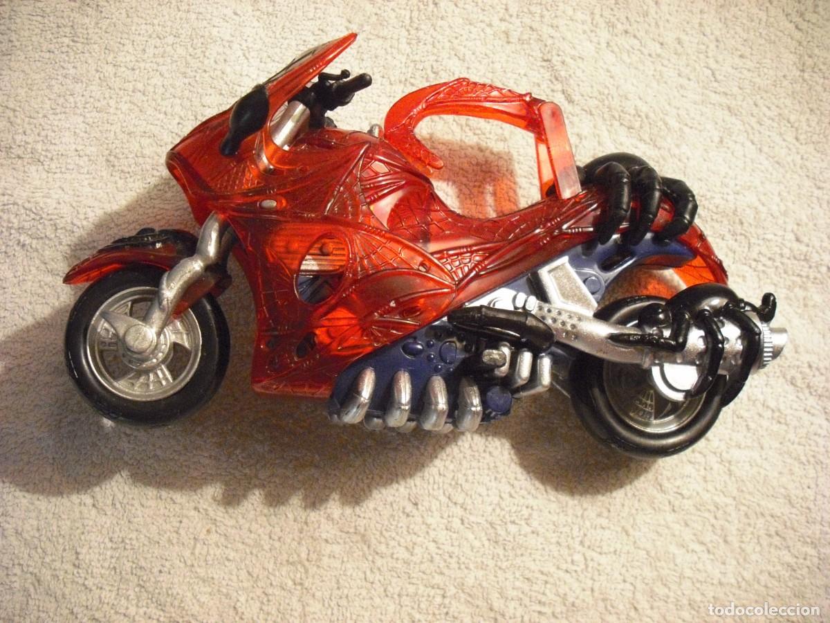 Motos a escala: ANTIGUA MOTO DE SPIDERMAN, SIN SIDECAR