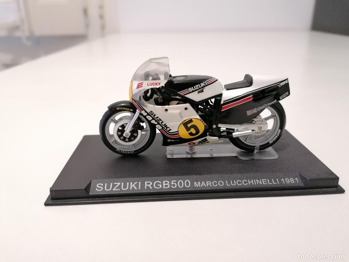 Motorradmodelle: Altaya 1/24 Suzuki RGB500 Marco Lucchinelli 1981 Buen Estado