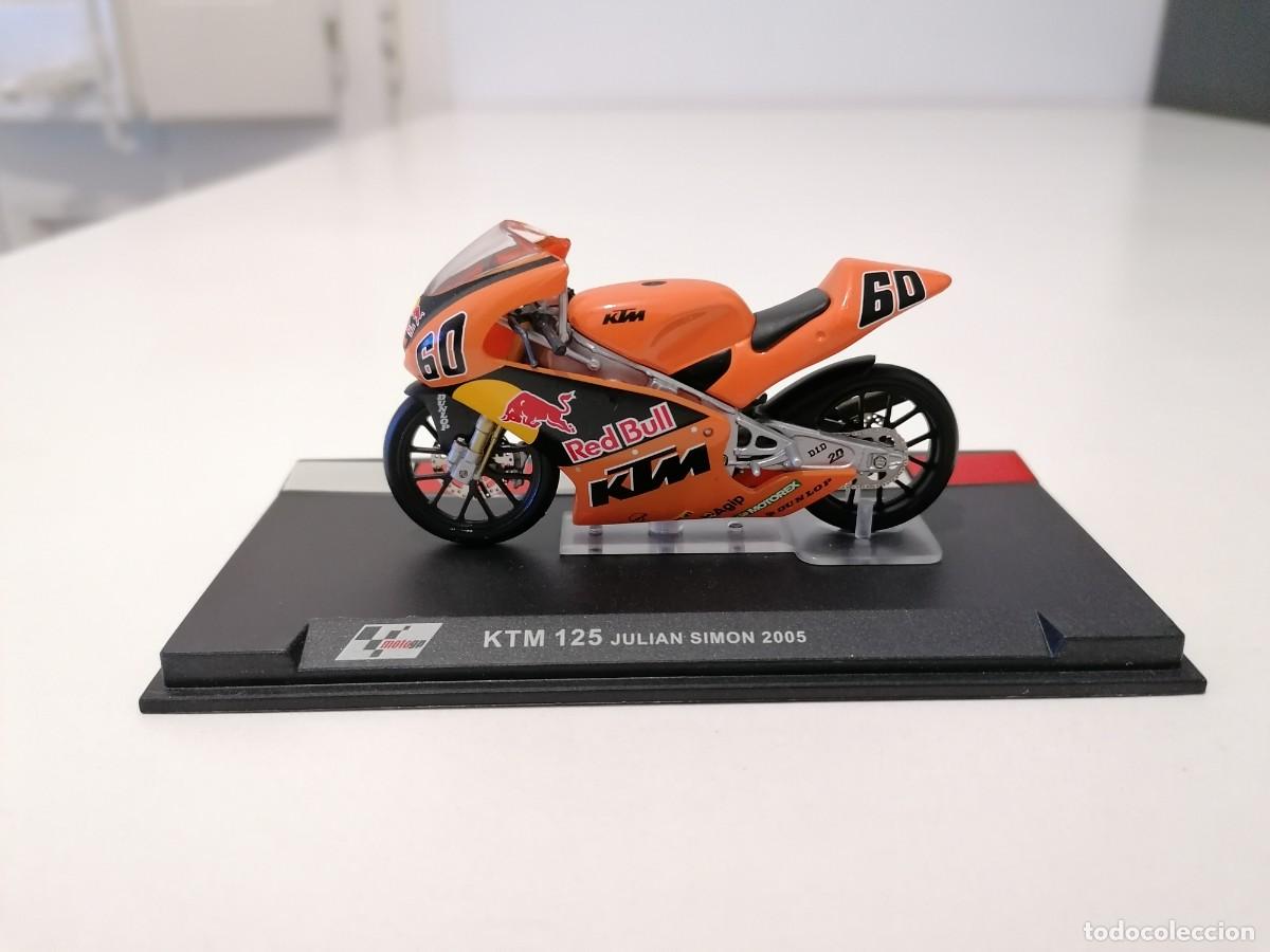 Motos a escala: Altaya 1/24 KTM 125 Julian Simon 2005 Buen Estado