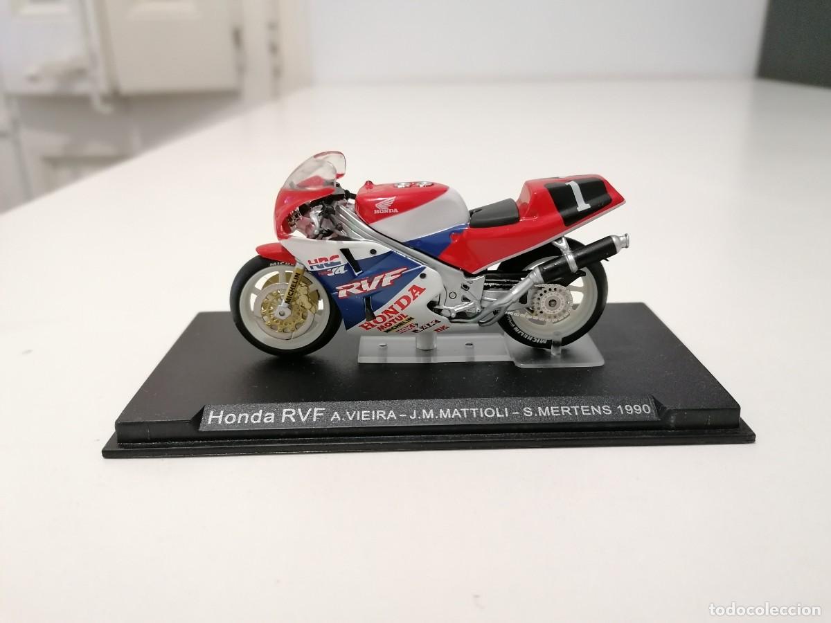 Motorradmodelle: Altaya 1/24 Honda RVF Vieira Mattioli Mertens 1990 Buen Estado
