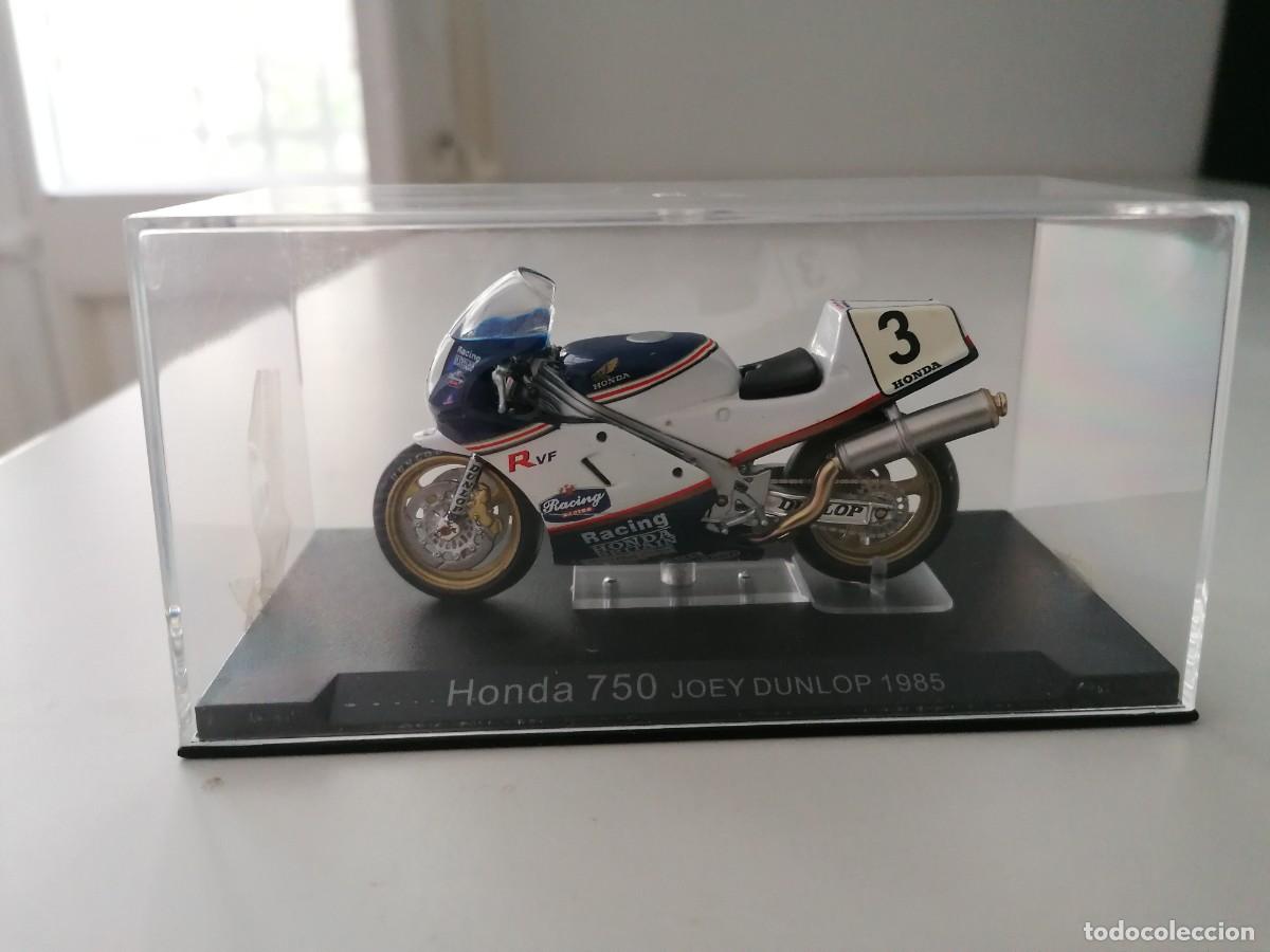 Motorradmodelle: Altaya 1/24 Honda 750 Joey Dunlop 1985 Buen Estado