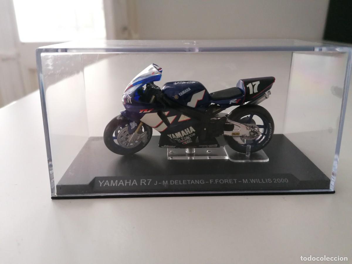 Motorradmodelle: Altaya 1/24 Yamaha R7 Deletang Foret Willis 2000 Buen Estado