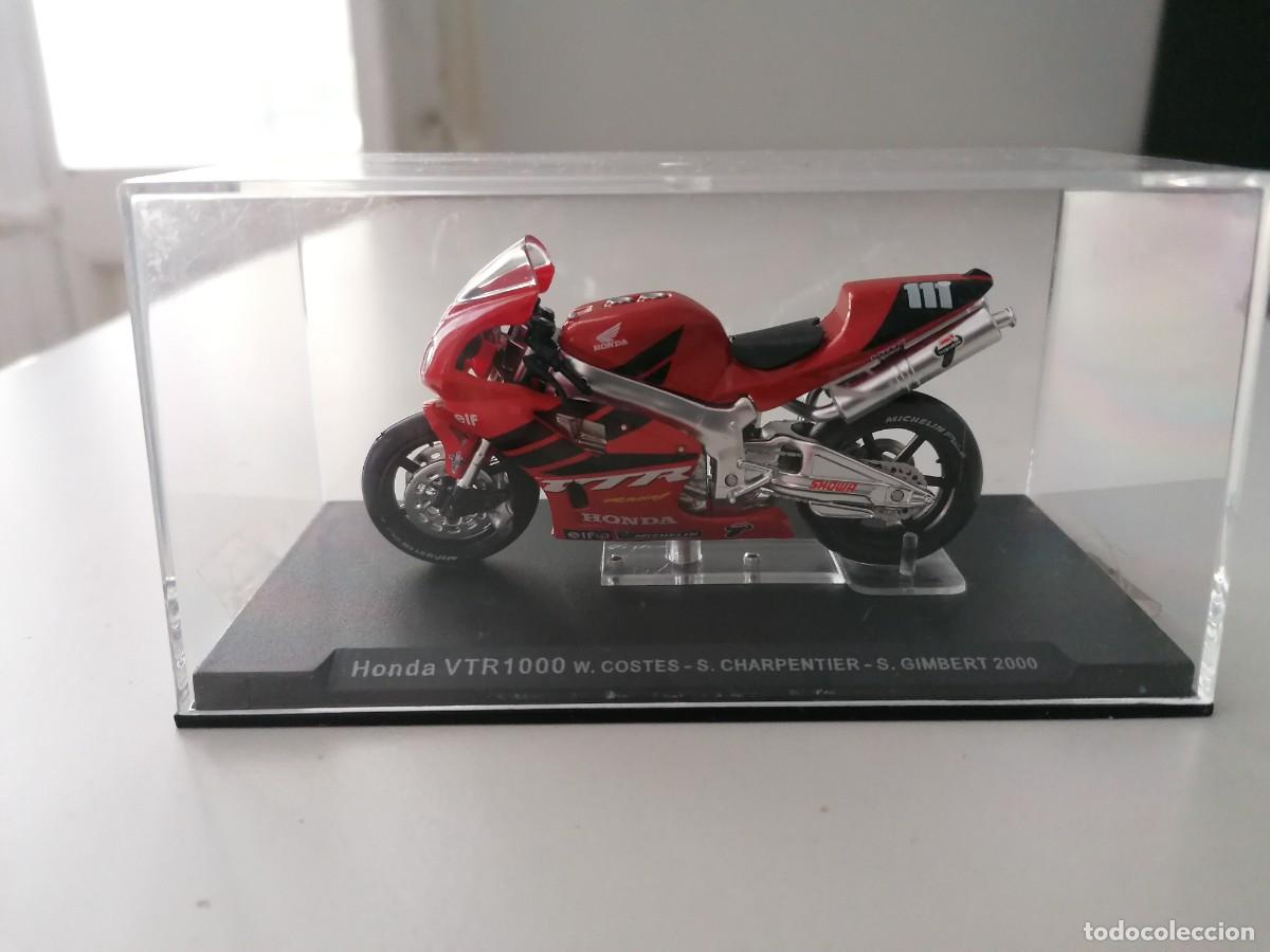 Motos a escala: Altaya 1/24 Honda VTR1000 Costes Charpentier Gimbert 2000 Buen Estado
