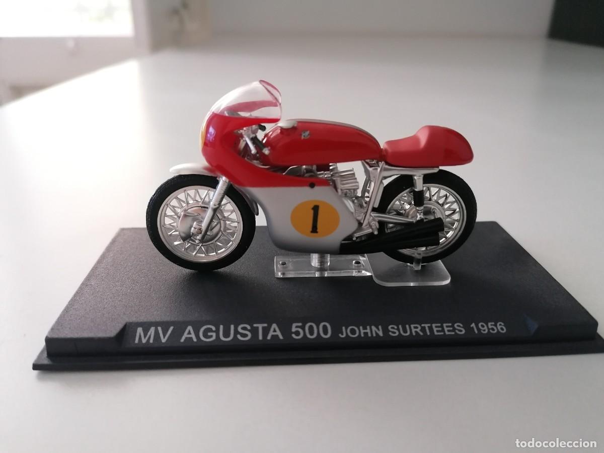 Motorradmodelle: Altaya 1/24 MV Agusta 500 John Surtees 1956 Buen Estado