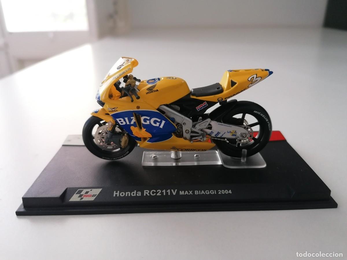 Motorradmodelle: Altaya 1/24 Honda RC211V Max Biaggi 2004 Buen Estado