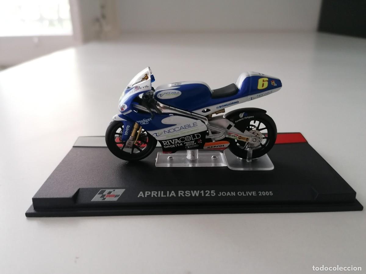 Motos a escala: Altaya 1/24 Aprilia RSW125 Joan Olive 2005 Buen Estado