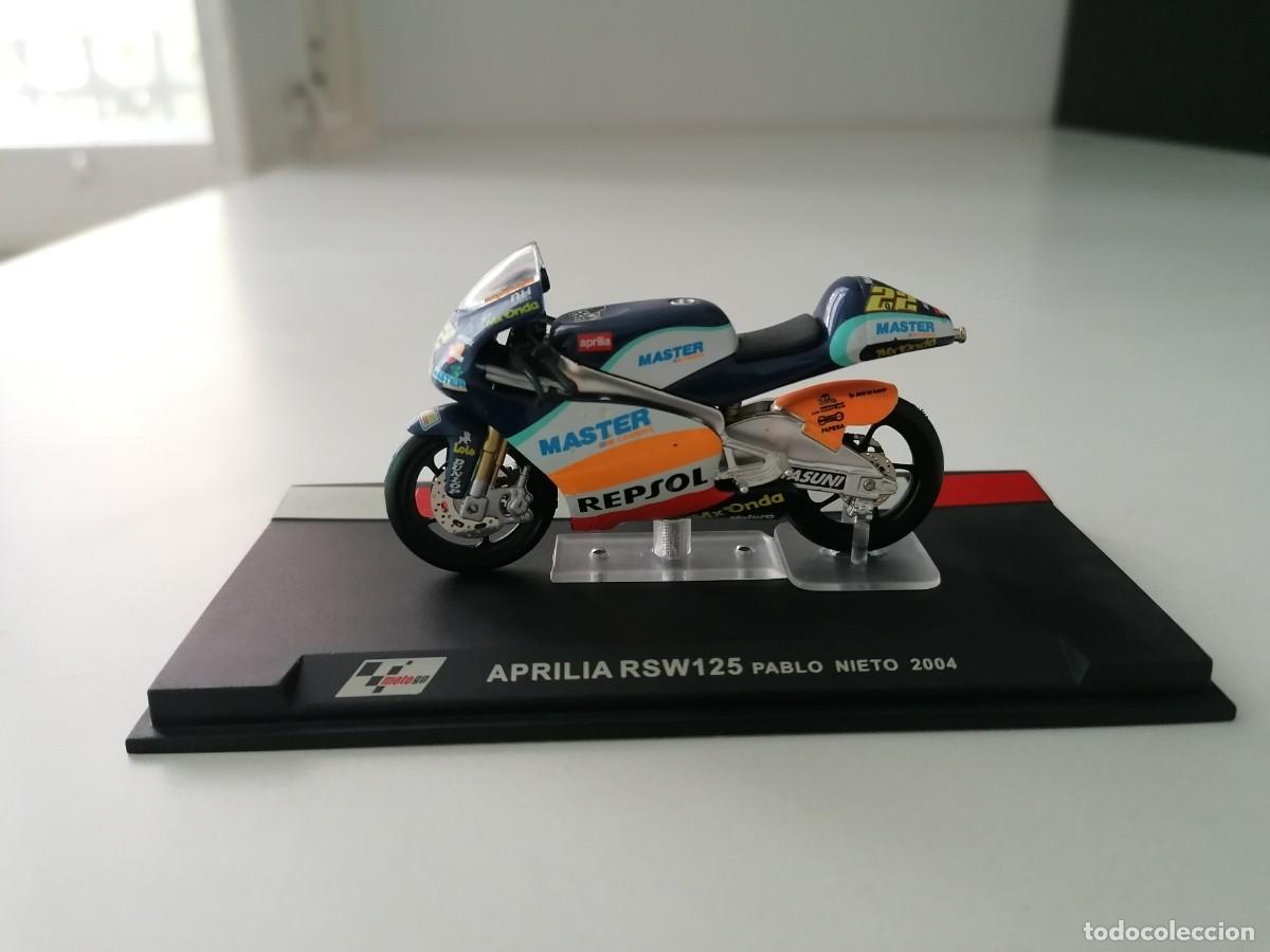 Motos a escala: Altaya 1/24 Aprilia RSW125 Pablo Nieto 2004 Buen Estado