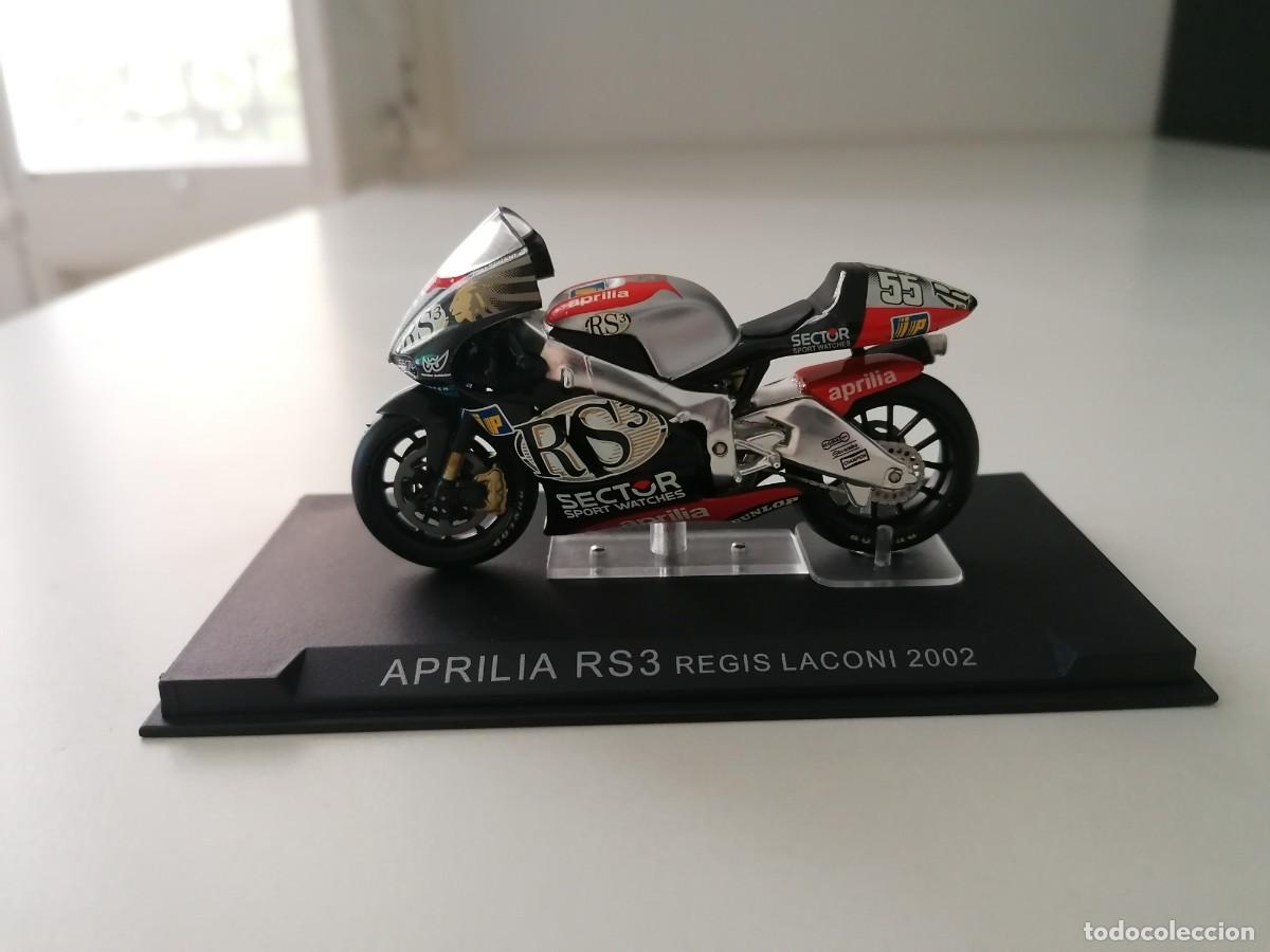 Motorradmodelle: Altaya 1/24 Aprilia RS3 Regis Laconi 2002 Buen Estado