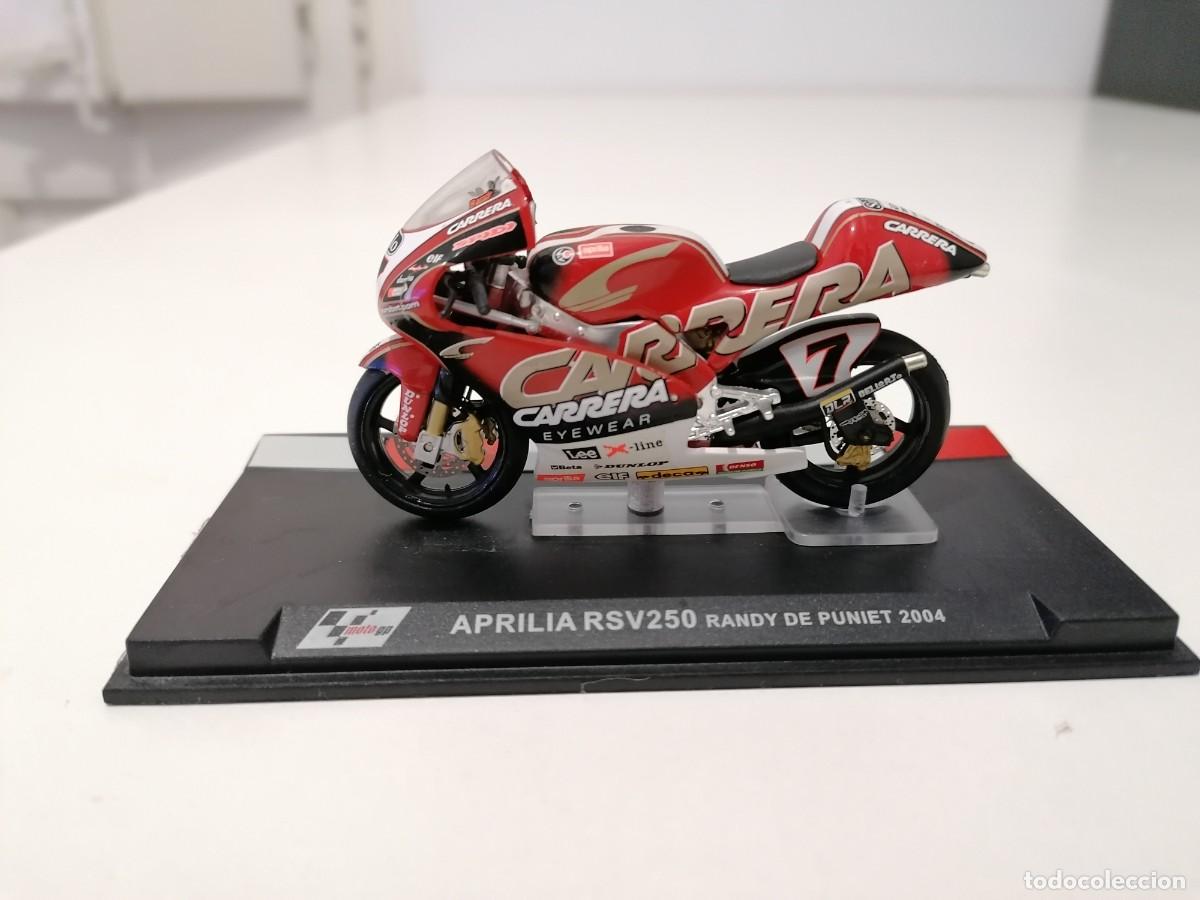 Motorradmodelle: Altaya 1/24 Aprilia RSV250 Randy De Puniet 2004 Buen Estado