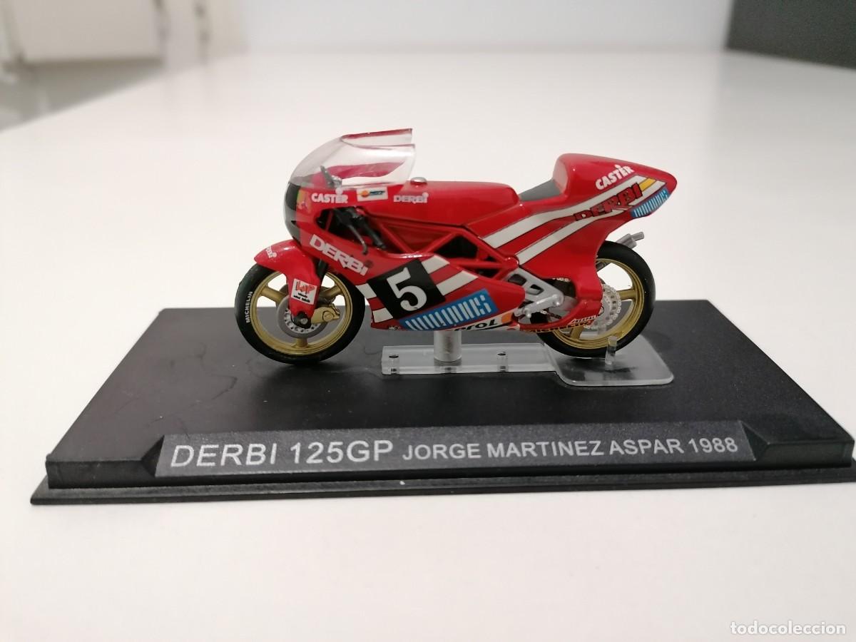 Motorradmodelle: Altaya 1/24 Derbi 125GP Jorge Mart&iacute;nez Aspar 1988 Buen Estado