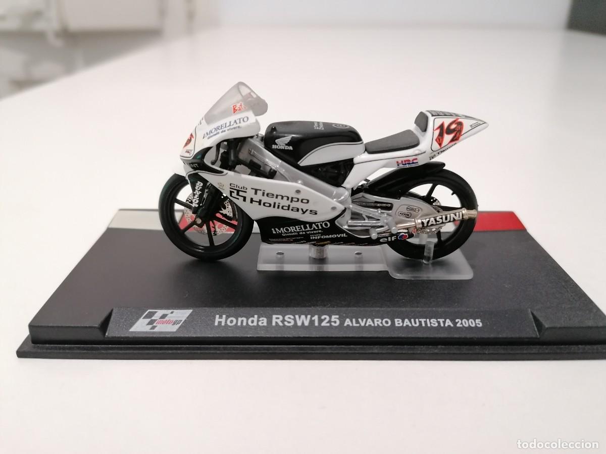 Motorradmodelle: Altaya 1/24 Honda RSW125 Alvaro Bautista 2005 Buen Estado