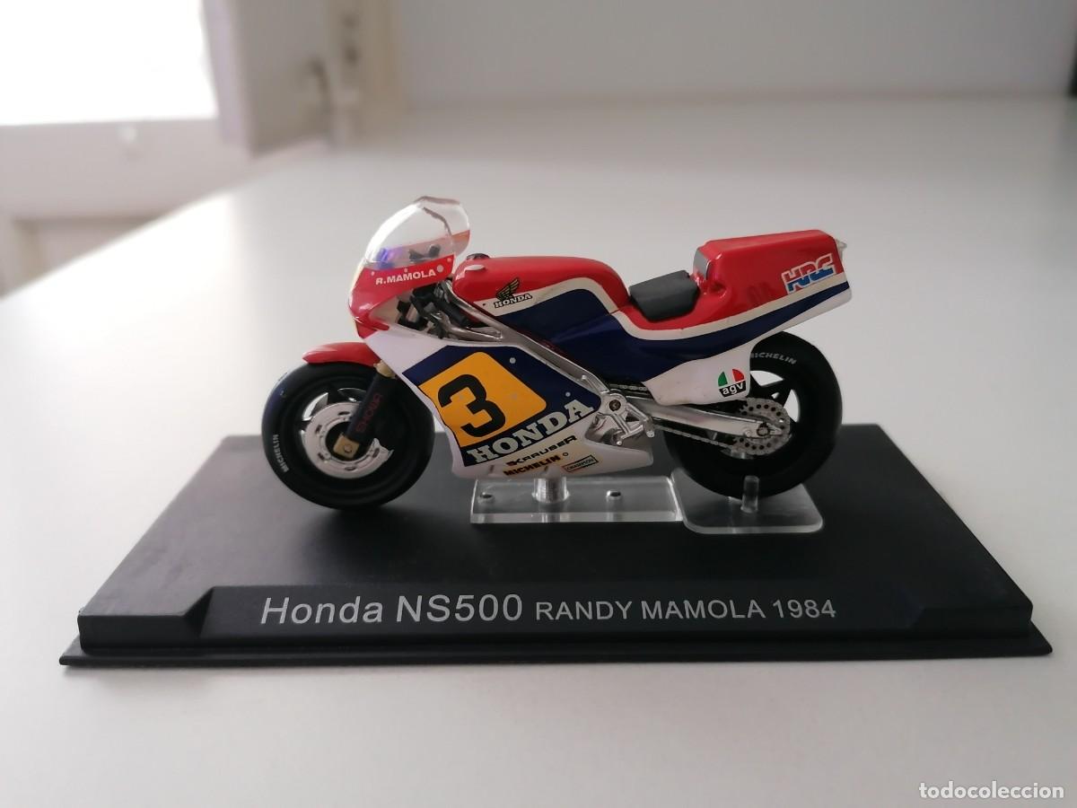 Motos a escala: Altaya 1/24 Honda NS500 Randy Mamola 1984 Buen Estado