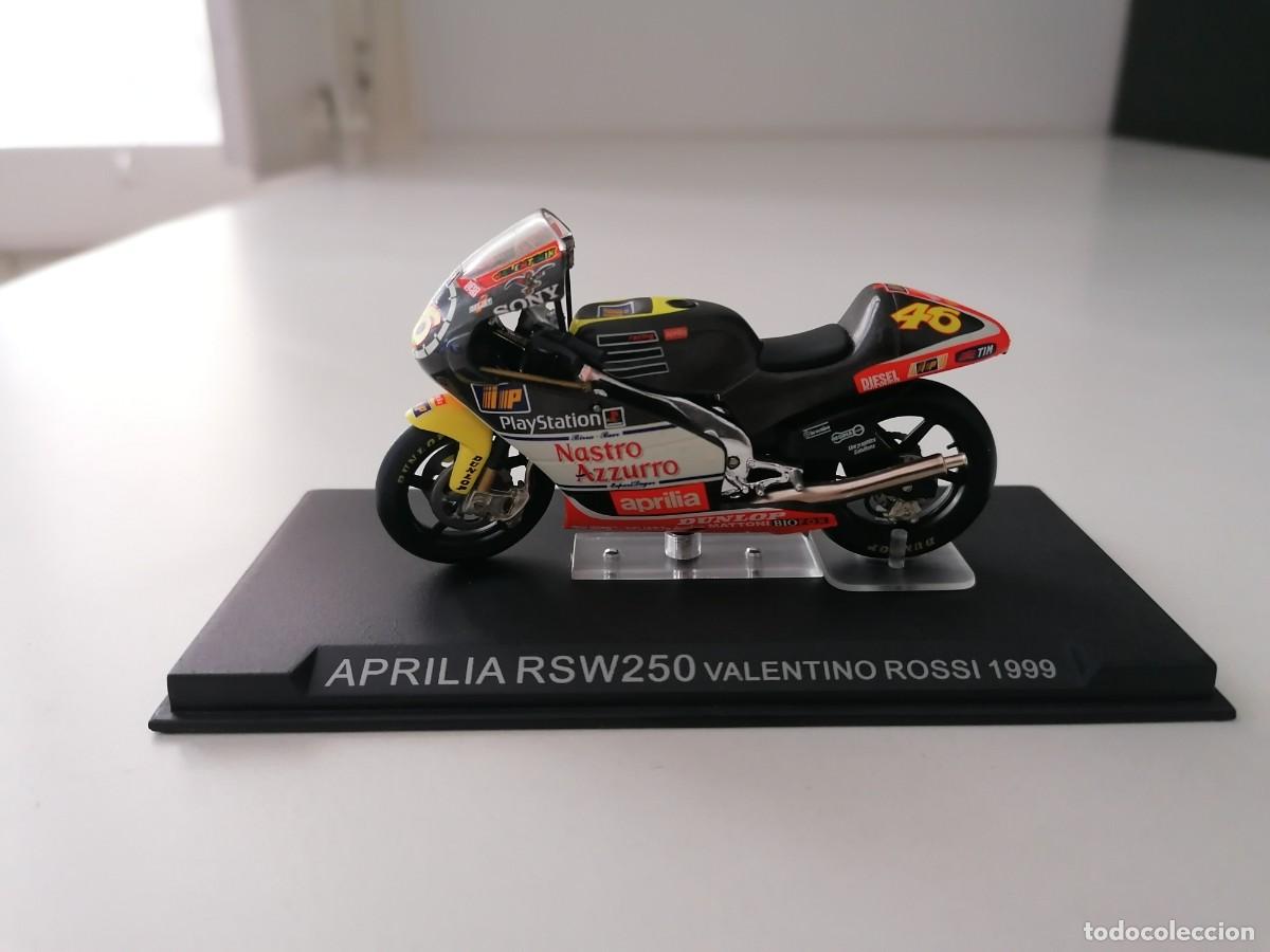 Motos a escala: Altaya 1/24 Aprilia RSW250 Valentino Rossi 1999 Buen Estado